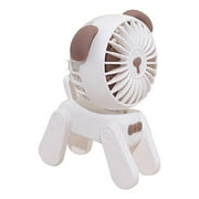 SATRINO Desk Fan, Mini Fan Portable, 3 Speeds Desktop Table Cooling Fan, Plug in Power Fan, Rotation Strong Wind, Quiet Personal Small Fan for Home Desktop Office Travel Bedroom, A