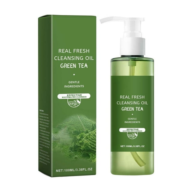 SATRINO Green Tea Cleansing Oil, Hydrating Korean Cleansing Oil with