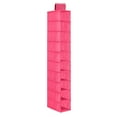 thumbnail image 1 of SATRINO Hanging Shoe Organizer for Closet with Side Mesh Pockets，Hat Racks for Baseball Caps，Shoe and Hat Holder & Storage，10-Shelf，Hot Pink，1 Pack, 1 of 8