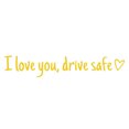 thumbnail image 1 of SATRINO I Love You Driving Safe Mirror Sticker Drive Safe I Love You Sticker With Heart For Rearview Mirror And Window Vinyl Decal Car Accessories And Driver Gift, 1 of 8