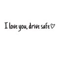 thumbnail image 1 of SATRINO I Love You Driving Safe Mirror Sticker Drive Safe I Love You Sticker With Heart For Rearview Mirror And Window Vinyl Decal Car Accessories And Driver Gift, 1 of 8