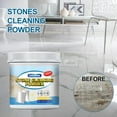 thumbnail image 1 of SATRINO Marble Stain Remove Remover Granite Cleaner Quartz Countertop Cleaner Stone Cleaning Powder Cleaners Polishes Surface Stain Remover for Stone, Granite, Marble Stain, Graves 100 g, 1 of 8