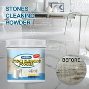 SATRINO Marble Stain Remove Remover Granite Cleaner Quartz Countertop Cleaner Stone Cleaning Powder Cleaners Polishes Surface Stain Remover for Stone, Granite, Marble Stain, Graves 100 g