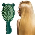 thumbnail image 1 of SATRINO Mini Hair Brush, Detangling Hairbrush for Dry and Wet Hair, Small Size Travel Detangler Brush for Girls Boys Kids Women Men for All Hair Types (G), 1 of 8