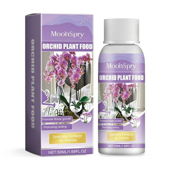 SATRINO Organic Ready to Spray Orchid Food Mist - Bloom Booster Fertilizer for Orchids in Pots - Plant Nutrients for Healthy Flower & Reblooms