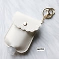 thumbnail image 1 of SATRINO Portable Empty Travel Bottle Keychain Hand Sanitizer Bottle Holder 1 Pack 1oz / 30ml Small Squeeze Bottle Refillable Containers for Toiletry Shampoo Lotion Soap (White), 1 of 6