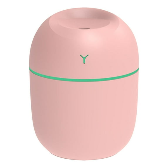 SATRINO Portable Mini Humidifier, Small Cool Mist Humidifier, USB Personal Desktop Humidifier for Baby Bedroom Travel Office Home, Auto Shut-Off, 2 Mist Modes, Super Quiet, Pink