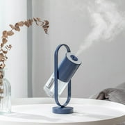 SATRINO Portable Small Humidifier - Cold Mist Humidifier with 360° Rotating Stand, Stepless Dimming Warm Night Light, 2/8 H Timer Function, Mini humidifier for Bedroom, Plants, Office, and Car