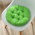 thumbnail image 1 of SATRINO Round Chair Cushions for Dining Chairs Memory Foam Tufted Plush Chair Pad Non Slip Soft Seat Cushion for Kitchen Barstool Dining Room Office Outdoor Indoor 16 x 16 Inch Green, 1 of 8
