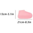 thumbnail image 1 of SATRINO Waterproof Shoe Covers Upgraded,Rain Shoe Covers Reusable Silicone Non Slip Shoe Covers for Outdoor,Rain Shoe Covers for Women and Men, 1 of 7