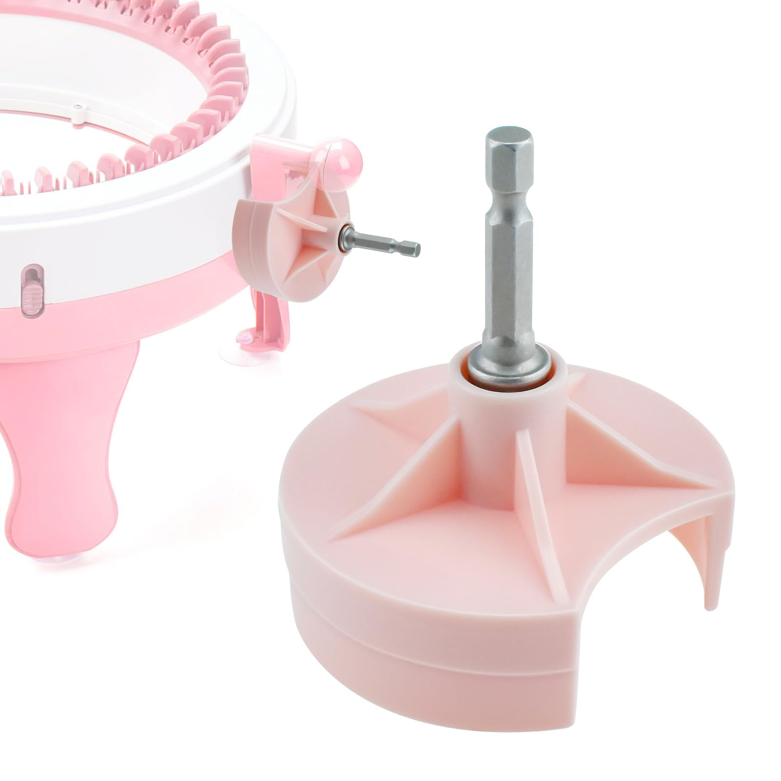 SATUY Knitting Machine Adapter, Quick Knit Machine Attachment, Knitting ...