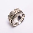 thumbnail image 1 of SATYAVIE JEWELLERY Women Ring 925 Sterling Silver Ring, Meditation Ring, Silver Spinner Ring, Boho Ring Handmade Ring Size US 6, 1 of 1