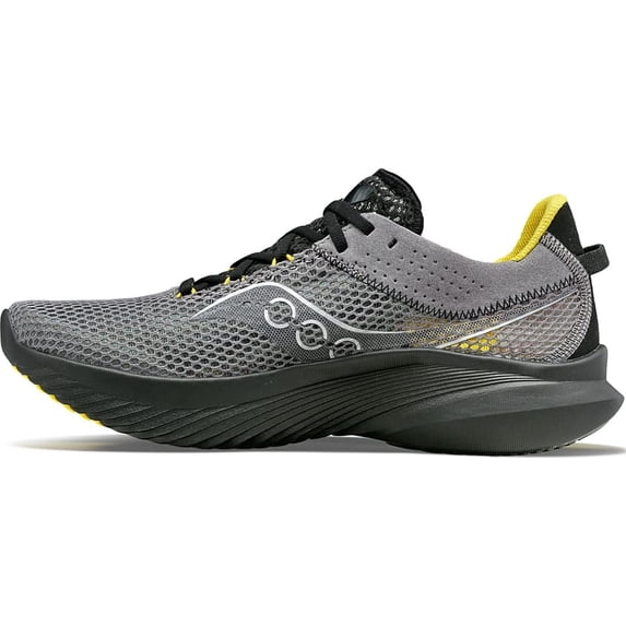 SAUCONY Men's KINVARA 14 GRAVEL BLACK Size 10
