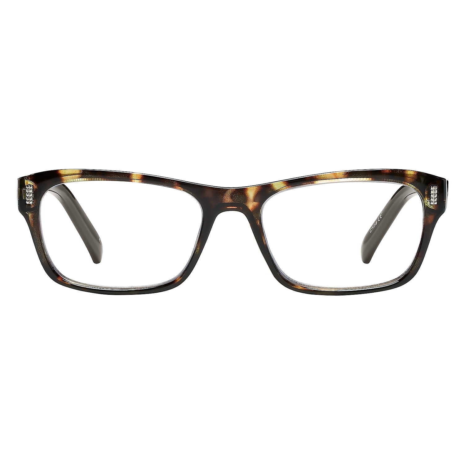 SAV Eyewear SAV VK Couture +1.75 Blue Light Reading Glasses Demi Black (EVKB03-175-960)