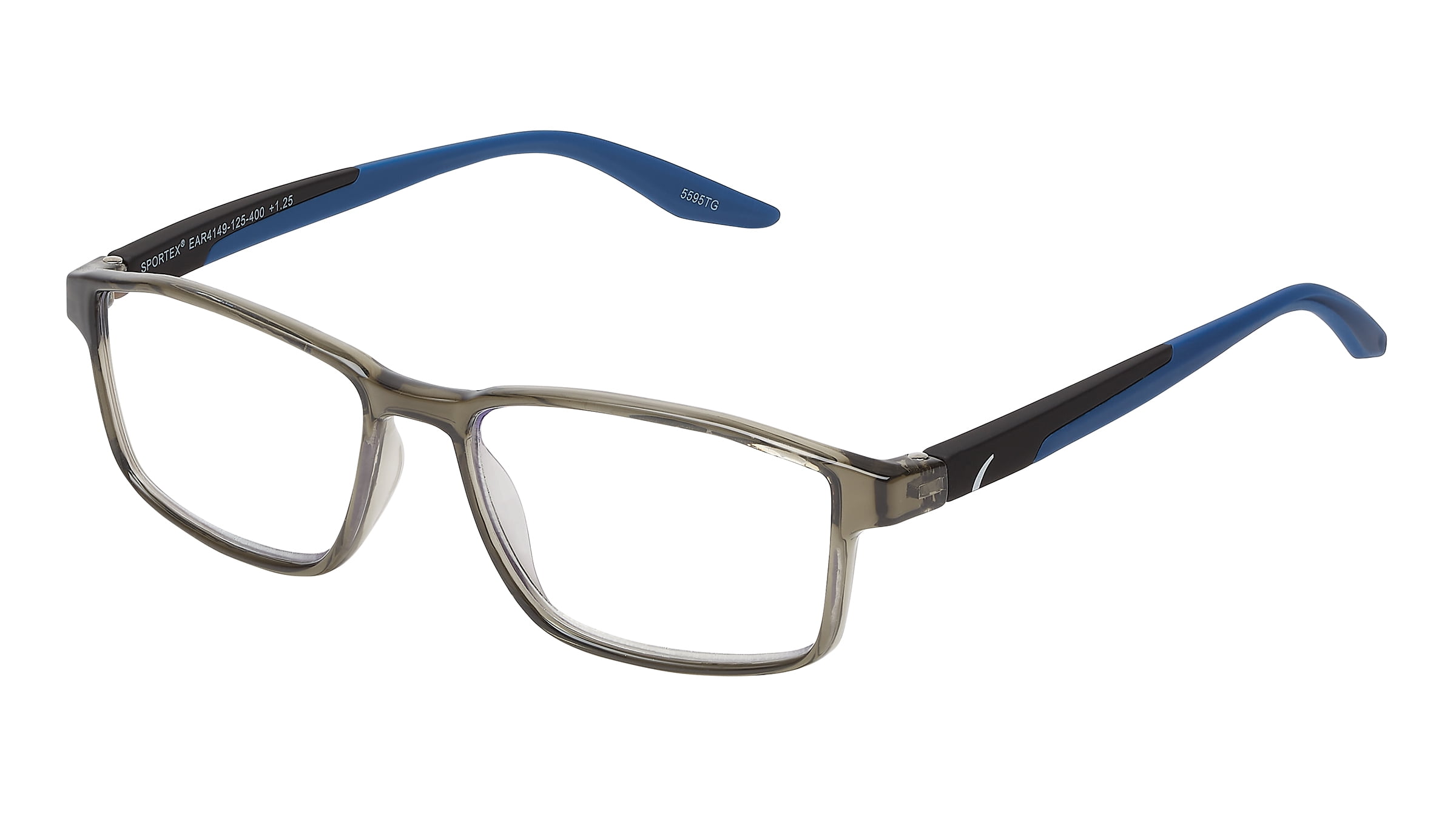 SAV Sportex Blue Light Protection Reading Glasses, Rectangular Frame