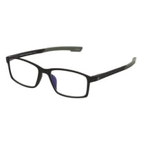 SAV Sportex Blue Light Protection Reading Glasses, Rectangle Full Rim Frame, 4200, 1.75, Gray