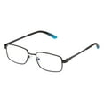 thumbnail image 1 of SAV Sportex Blue Light Reading Glasses, Stainless Steel Rectangle Sport Frame, AR4148, +1.25, Blue, 1 of 6
