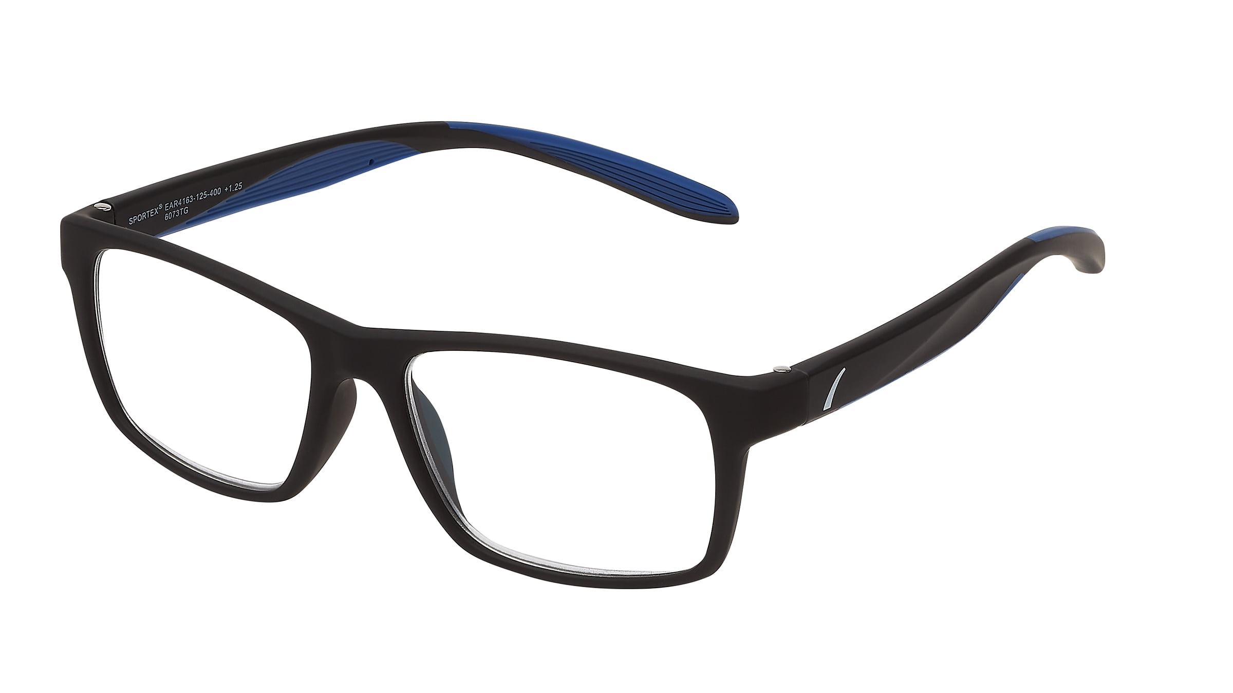 SAV Sportex Reading Glasses, Rectangular Frame, AR4163, +2.50, Blue
