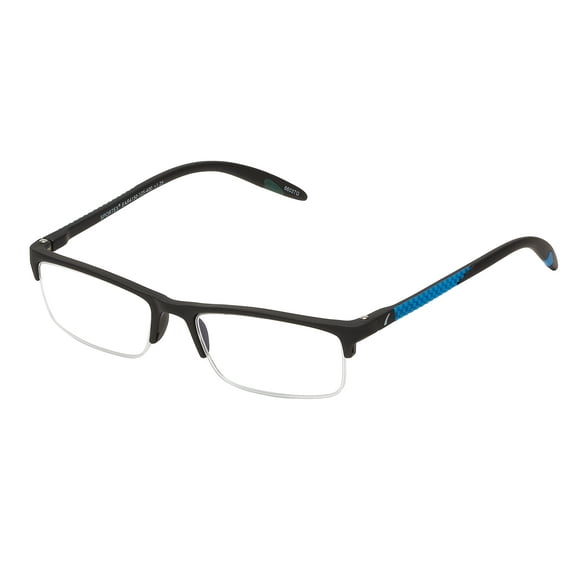 SAV Sportex Reading Glasses, Semi-Rimless Sport Frame, AR4150, +1.25, Blue