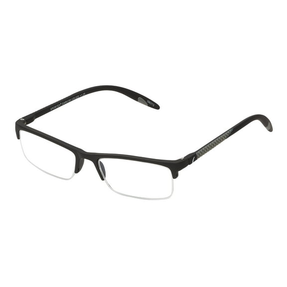 SAV Sportex Reading Glasses, Semi-Rimless Sport Frame, AR4150, +1.50, Gray