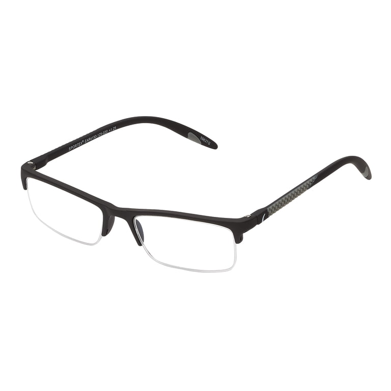 SMART SAV Sportex Reading Glasses, Semi-Rimless Sport Frame, AR4150, +
