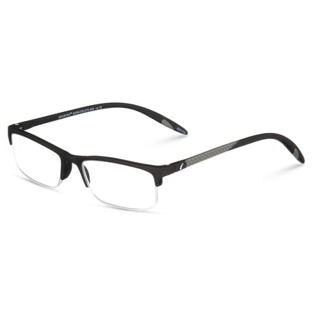 SAV Sportex Reading Glasses, Semi-Rimless Sport Frame, AR4150, +2.75, Gray