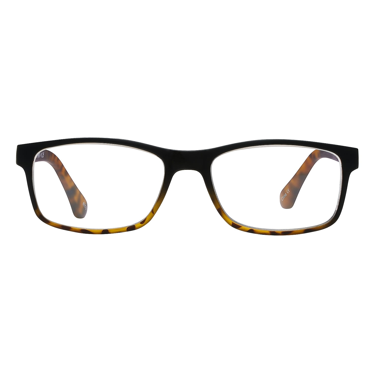 SAV Tri-focus +1.25 Reading Glasses Black Demi (E2201)