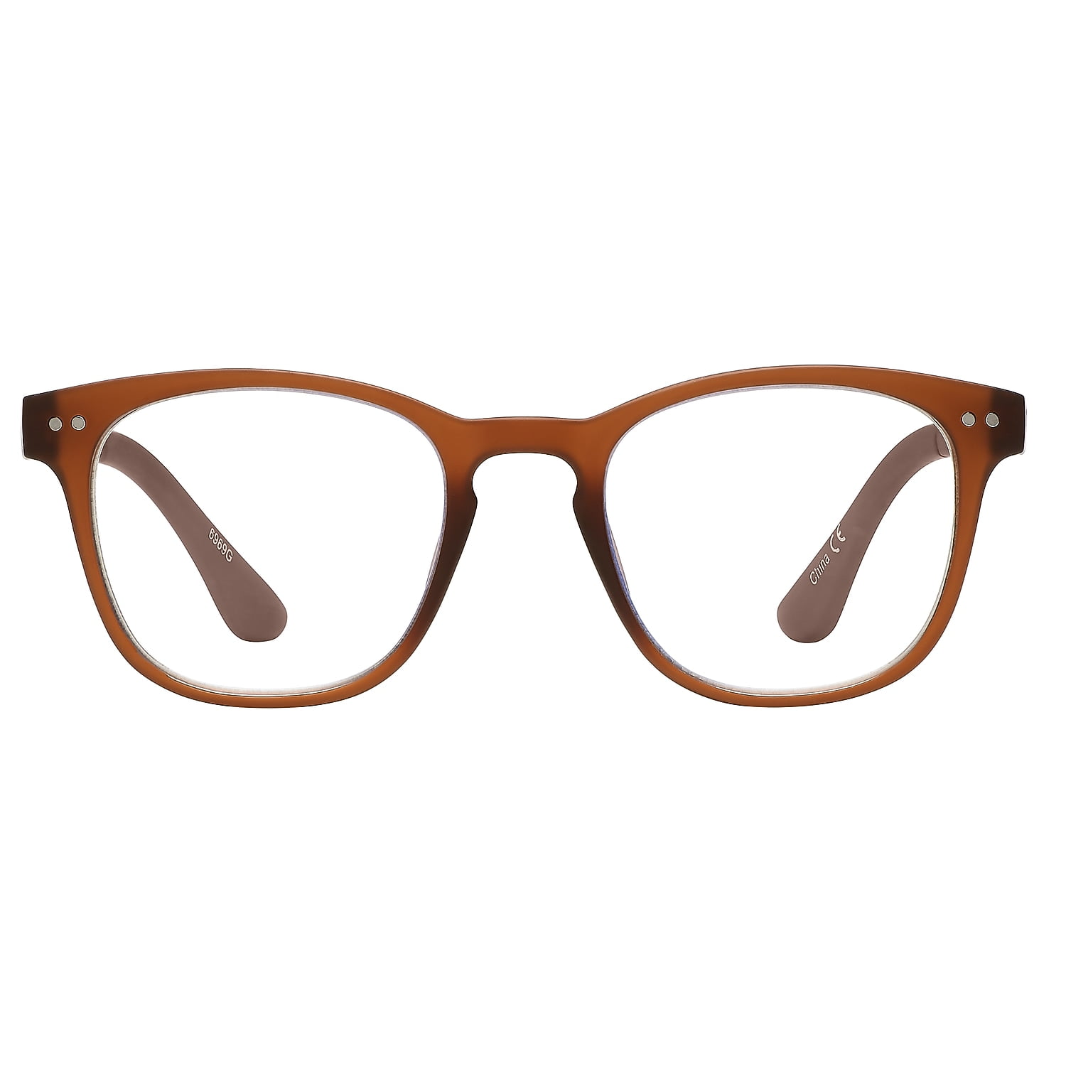 SAV Tri-focus Blue Light +2.50 Reading Glasses Brown (E2306)