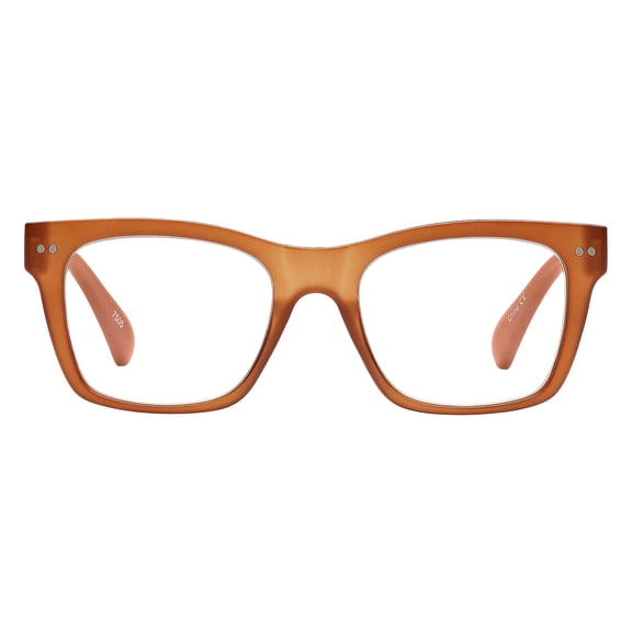 SAV VK Couture Blue Light +2.00 Reading Glasses Matte Brown (EVKB13)