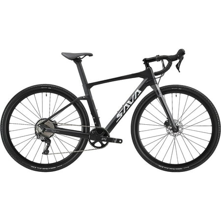 SAVA Unisex 700C Gravel Bike 11 Speed, Carbon Black