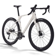 SAVADECK Gravel Bike for Adults, 20-Speed T800 Carbon with Shimano GRX400 Hydraulic Disc Brakes, 700C x 40mm Tires for Road & Off-Road Adventures47cm, White