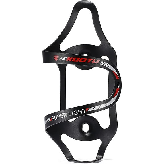 SAVADECK Lightweight Bike Water Bottle Cage, Bicycle Anti Rust Water Bottle Holder Side Load Bottle Cages for Mountain Bike/Road Bikes/Hybrid Bike/Folding Bike(Red)