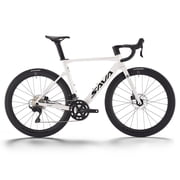 SAVADECK Road Bike for Adults, 24-Speed Full Carbon Racing Bicycle with Shimano R7100 Hydraulic Disc Brake, Carbon Wheelset & 90% Pre-AssembledWhite,51cm