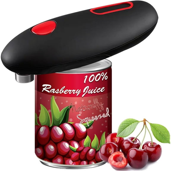 SAVALETOR Electric Can Opener One Touch Switch Smooth Edge Automatic Electric Can Opener, Food-Safe and Battery Operated Handheld Can Opener, Kitchen Gifts for Arthritis and Seniors