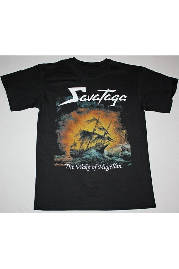 SAVATAGE MAGELLAN'S Wake up Cotton Black For Men T-shirt S-4XL NG2200