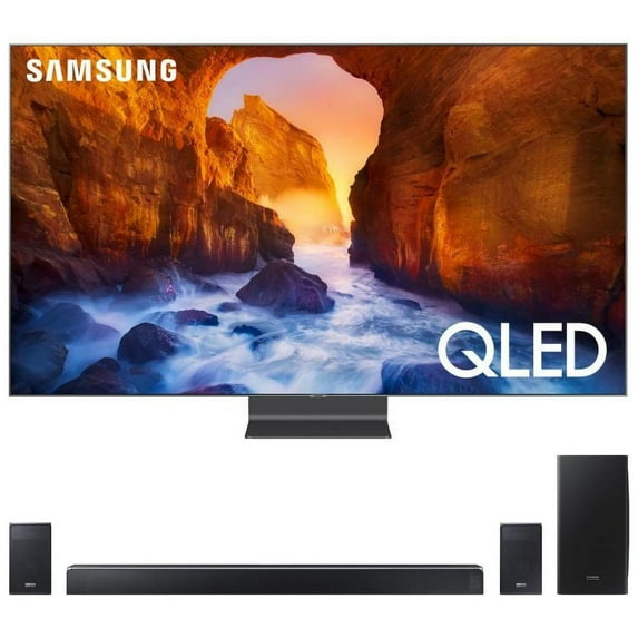 SAVE $200 on SAMSUNG 7.1.4 Channel 512W Soundbar System with Wireless Subwoofer HW-Q90R/ZA with Purchase of SAMSUNG 82" Class 4K Ultra HD (2160P) HDR Smart QLED TV QN82Q90R