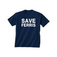 thumbnail image 1 of SAVE FERRIS Short Sleeve T-Shirt in navy, 1 of 4