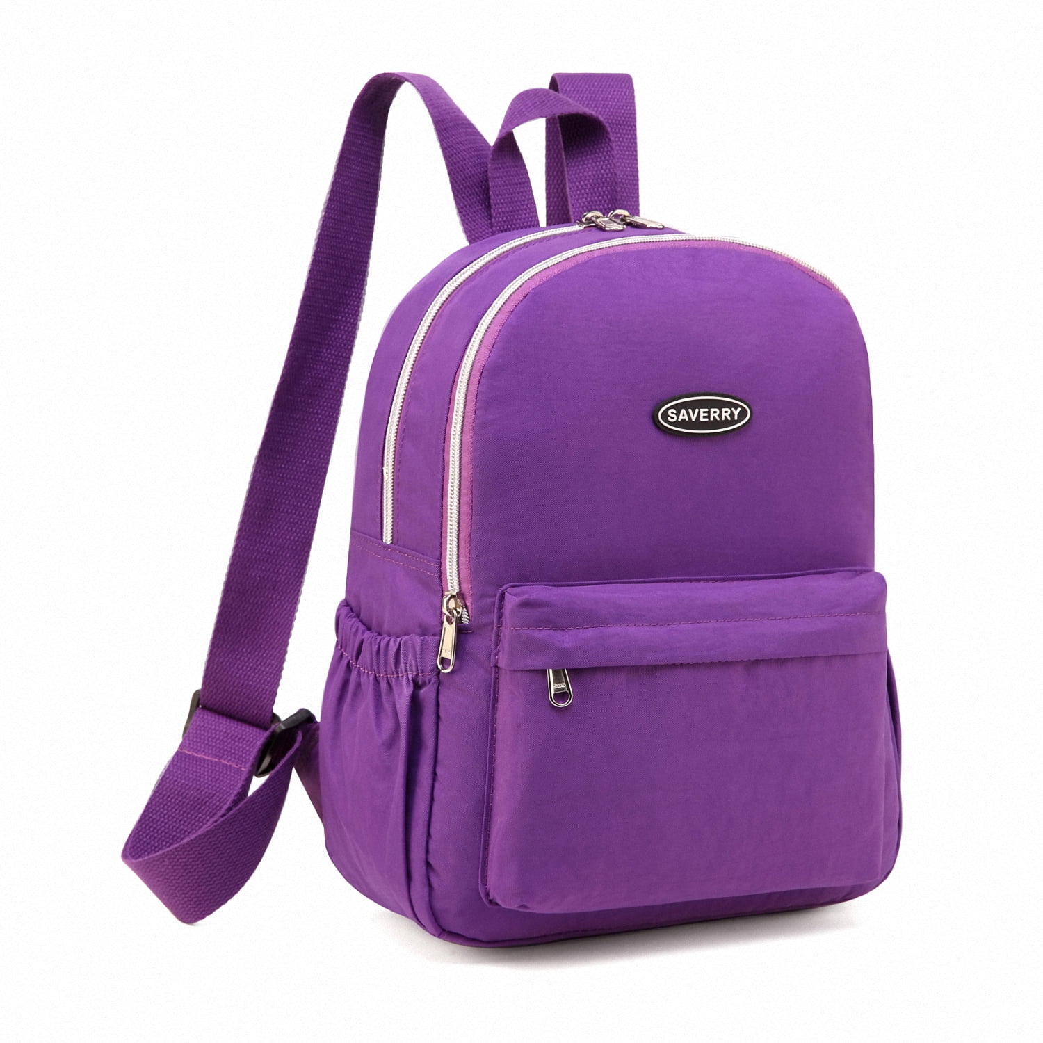 SAVERRY Women Backpack Small Hiking Daypack Female Nylon Rucksack Brilliant Purple
