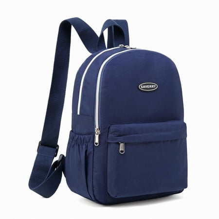SAVERRY Women Backpack Small Hiking Daypack Female Nylon Rucksack Deep Blue