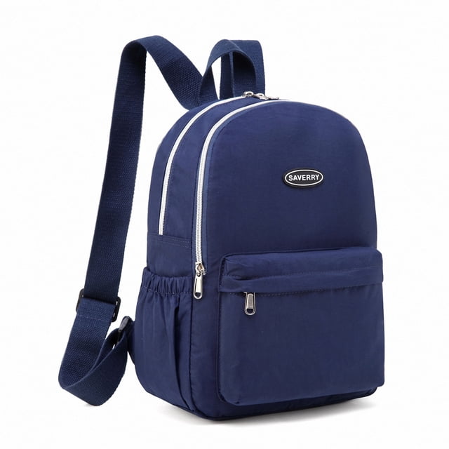 SAVERRY Women Backpack Small Hiking Daypack Female Nylon Rucksack Deep Blue