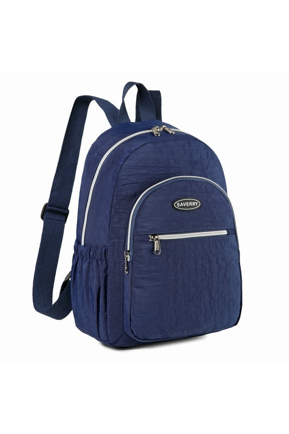 Lightweight Mini Backpack for Women - Small Casual Daypack, Stylish Crossbody Purse for Travel, Hiking & Daily Use Blue