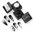 thumbnail image 1 of SAVILAND 3D Sculpting Gel for Nail Art Painting, Black & White, 5g/0.18 oz, 1 of 10