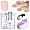 thumbnail image 1 of SAVILAND 5-in-1 One-Step Gel Nail Polish Kit, Quick Easy, Sheer Jelly Nude, 15ml/0.51 fl.oz, 1 of 7