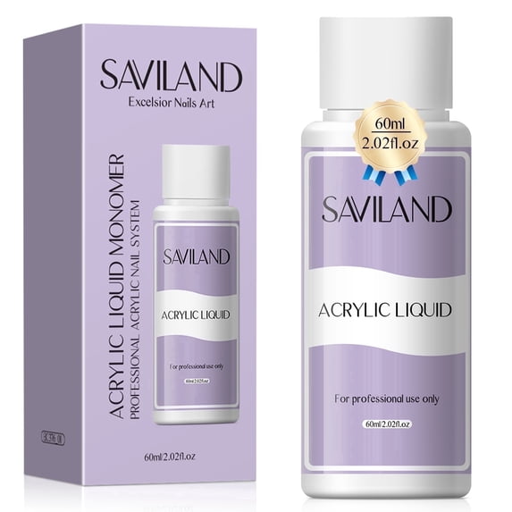 SAVILAND Acrylic Liquid for Nail Extension, 60ml/2.03 fl.oz