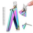 thumbnail image 1 of SAVILAND Acrylic Nail Cutters for Nail Tips: Chameleon Acrylic Nails Clipper with Sizer Magnets Nail Cutter 15PCS Sharp Nail Tech Supplies Nail Trimmer Manicure Tool Nail Accessories, 1 of 7