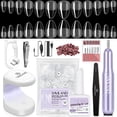 thumbnail image 1 of SAVILAND Gel Nail Kit with 500 Short Almond Tips, Electric Nail Drill, Nail Glue, 1 of 7