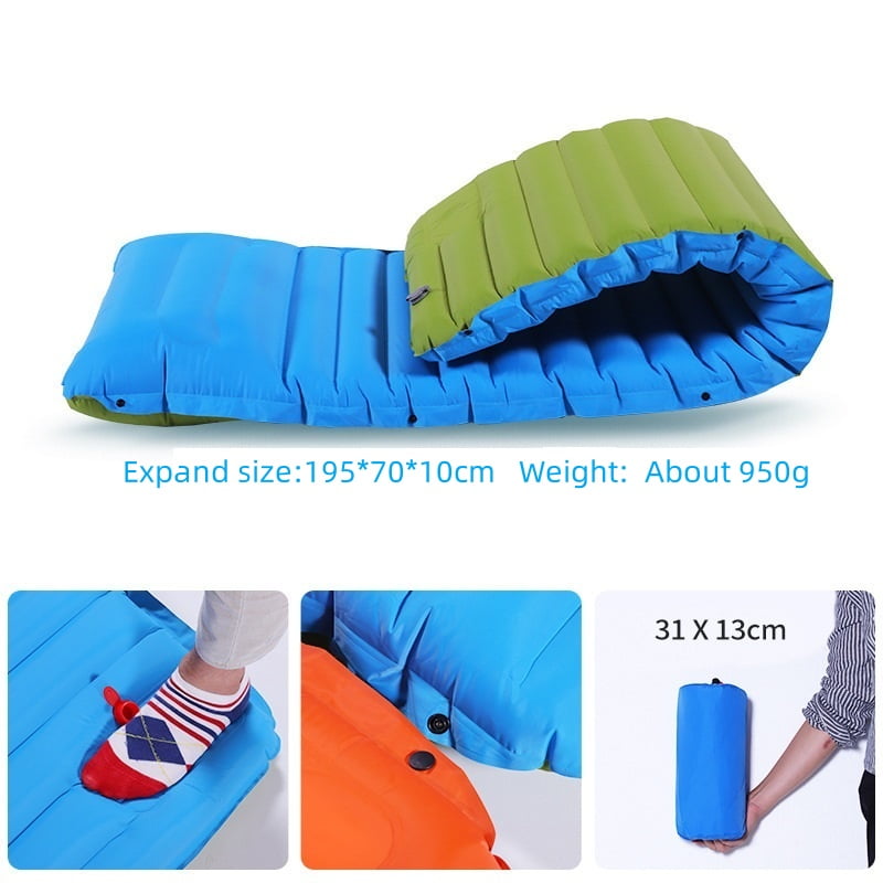 SAVIOR Camping Sleeping Pad, Extra Thickness 4 Inch Inflatable Sleeping ...