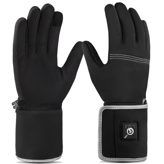 SAVIOR HEAT Heated Glove Liners for Men Women,Electric Battery Heated Gloves Rechargeable Thin Heated Work Gloves