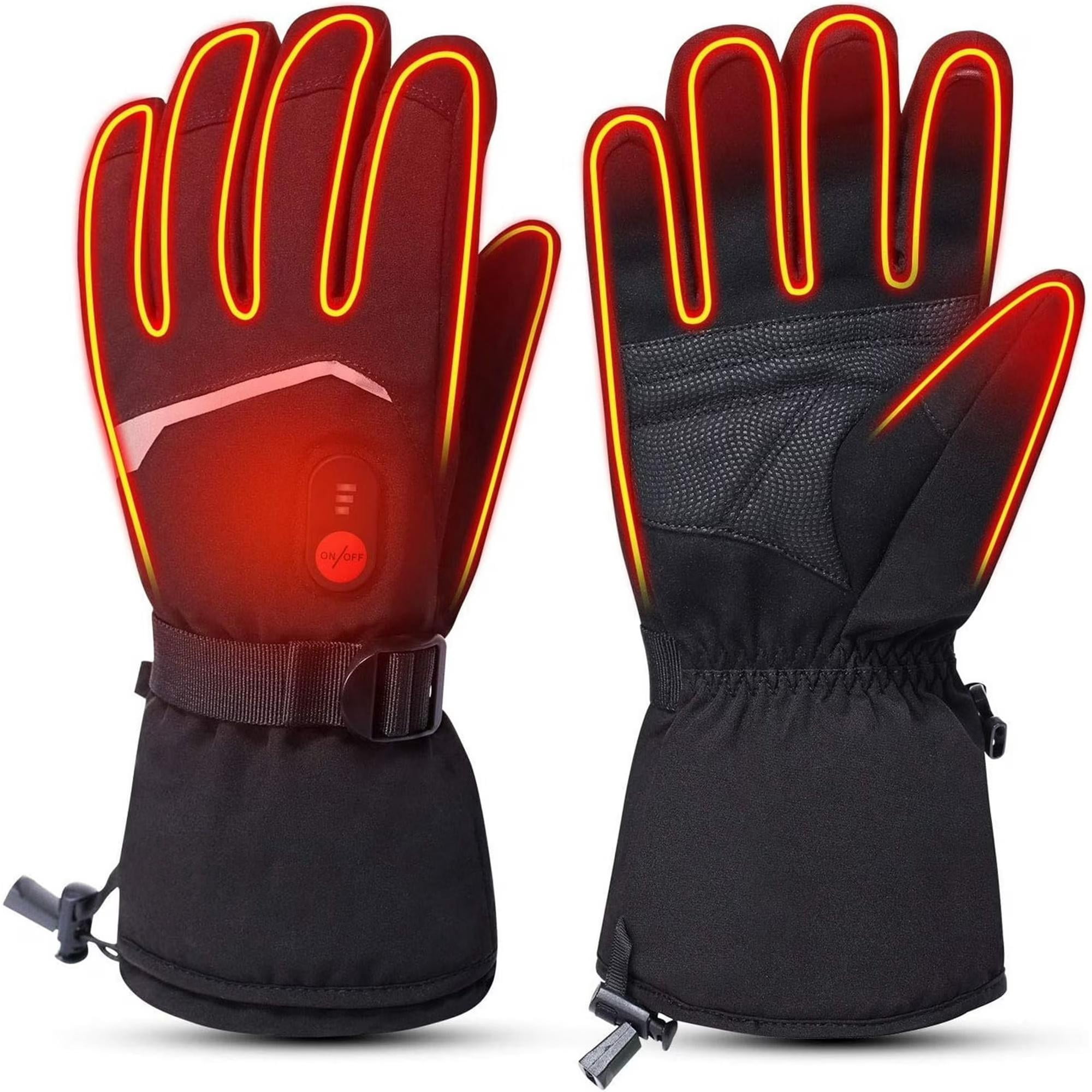 SAVIOR HEAT Heated Gloves Electric Rechargeable Battery Men Women 7.4V Heating Gloves Ski Motorcycle Work Snowboarding Hunting Hiking Camping Walking Arthritis Hands