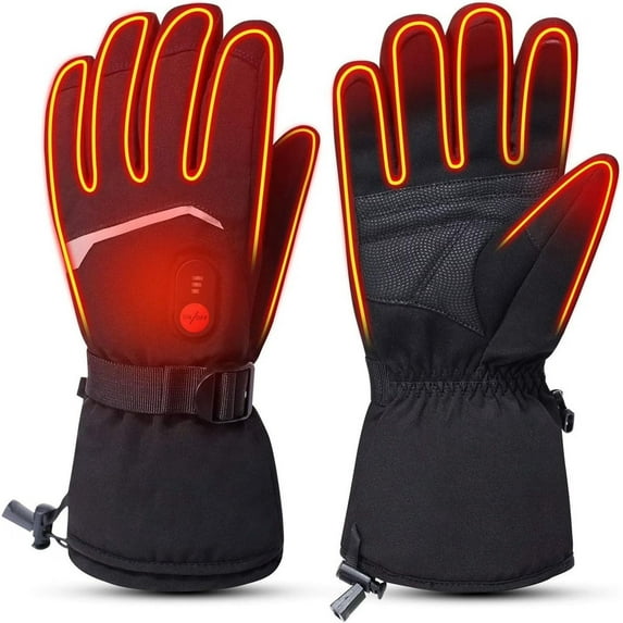 SAVIOR HEAT Heated Gloves Electric Rechargeable Battery Men Women 7.4V Heating Gloves Ski Motorcycle Work Snowboarding Hunting Hiking Camping Walking Arthritis Hands